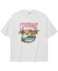COVERNAT Tropical Graphic T-Shirt White