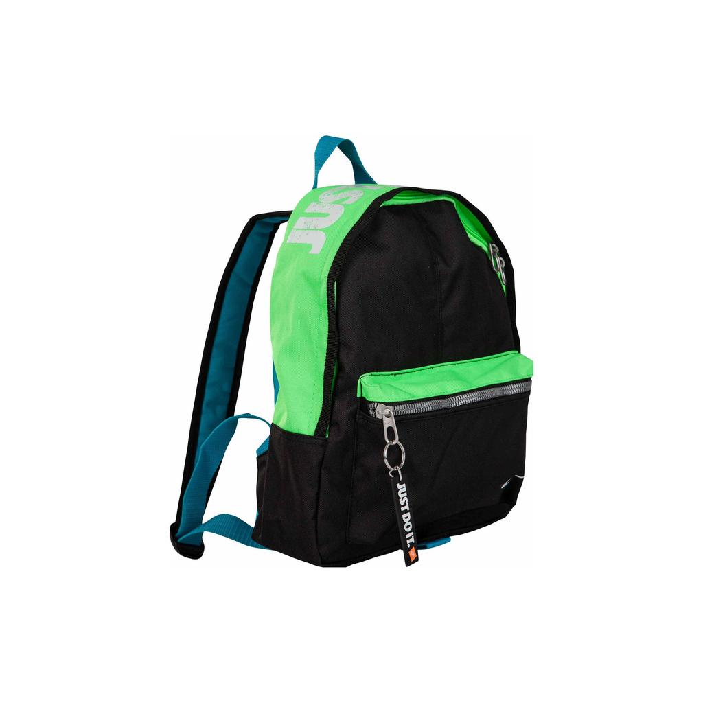Nike Polyester Backpack Regular Men's Black/Green BA4606-031