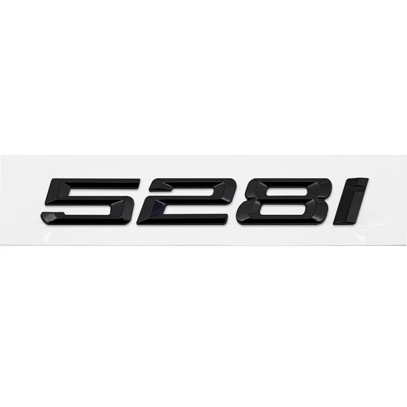 ABS Car Rear Trunk Letters Logo Badge Emblem Sticker For BMW 5 Series 520i 525i 528i 530i 535i 540i 523i E39 E60 E61 F10 F11 G30