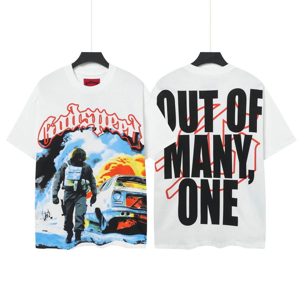 Vintage Skull Rock Band Short-Sleeve Casual Loose T-Shirt for Couples