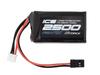 G-FORCE ICE LiPo 7.4V 2500mAh Bale-förmiger RC-Autoempfänger GFG104 (Offizielles japanisches Produkt)