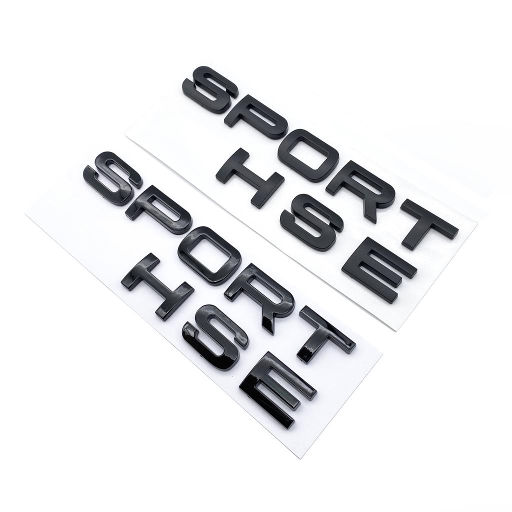 WDC5 New Car 3D ABS Letters Badge SPORT HSE Emblem for SUV Series Rear Trunk Tail Styling Sticker Accessories