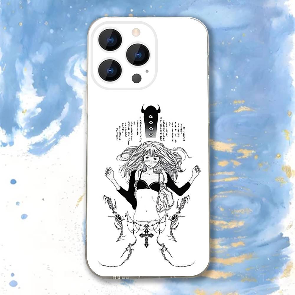 Gute Nacht Oyasumi Punpun Transparente weiche Hülle für iPhone 17,16,15,14,13,12,11,Pro,Max,Plus, X,XS,XR,SE4,E Mini