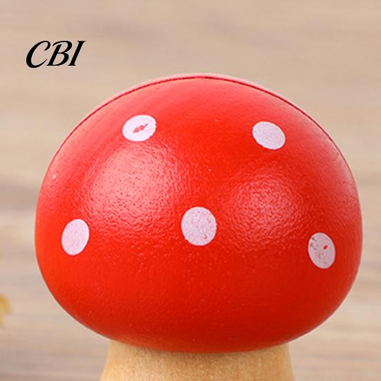 Suporte Estilo Pastoral Japonês Fofo Suporte para Cartão de Cogumelo/Fruta, Suporte de Madeira para Recados, Clipe Único para Exibição de Fotos e Imagens, Mensagem de Nota para Mesa