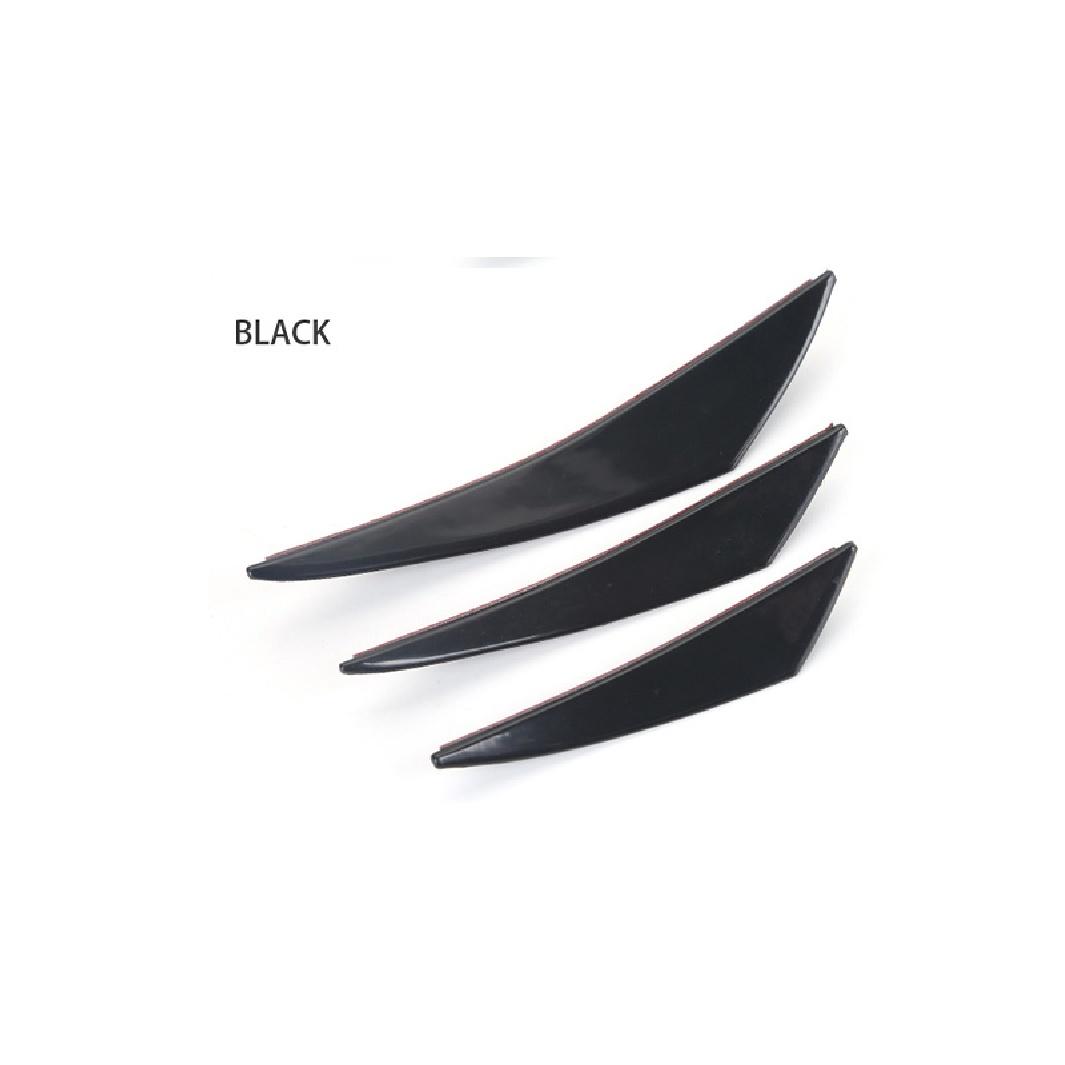 

6 шт. универсальный резиновый автомобильный передний бампер защита для губ задний диффузор авто спойлер из углеродного волокна сплиттер защита крыла long 6pcs