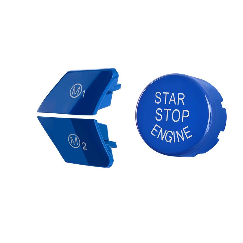 Car Steering Wheel M1 M2 Mode Button & Start Engine Switch Button For BMW M3 M4 M5 M6 X5M X6M F10 F15 F16 F30 F34 F36 M