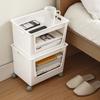 Leicht zu bewegender Rollcontainer, platzsparender Lagerwagen mit praktischem Home-Organizer-Container