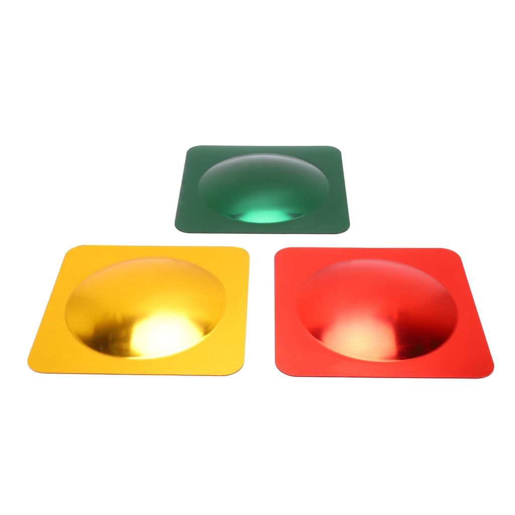 Bubble Wall Mirror Red Yellow Green Acrylic Sensory Bubble Mirror for Children Room Playrooms 3 Piece Set