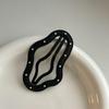 Polka Dot Leopard Print Leather Star Hair Clip - Cloud Cutout BB Clip for Side Bangs