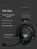 Dual-Mode 2.4G Wireless Gaming Headset with Bluetooth and Mic