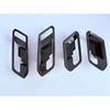 Carbon Fiber Look Inner Door Handle Bowl Cover Trim For 23-25 Chevrolet Colorado