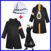 Anime One Piece Pirát Trafalgar D. Cosplay kostým Zákon o vodě Černý plášť Klobouk Kalhoty Dlouhá bunda do větru Párty Karneval Pánský oblek
