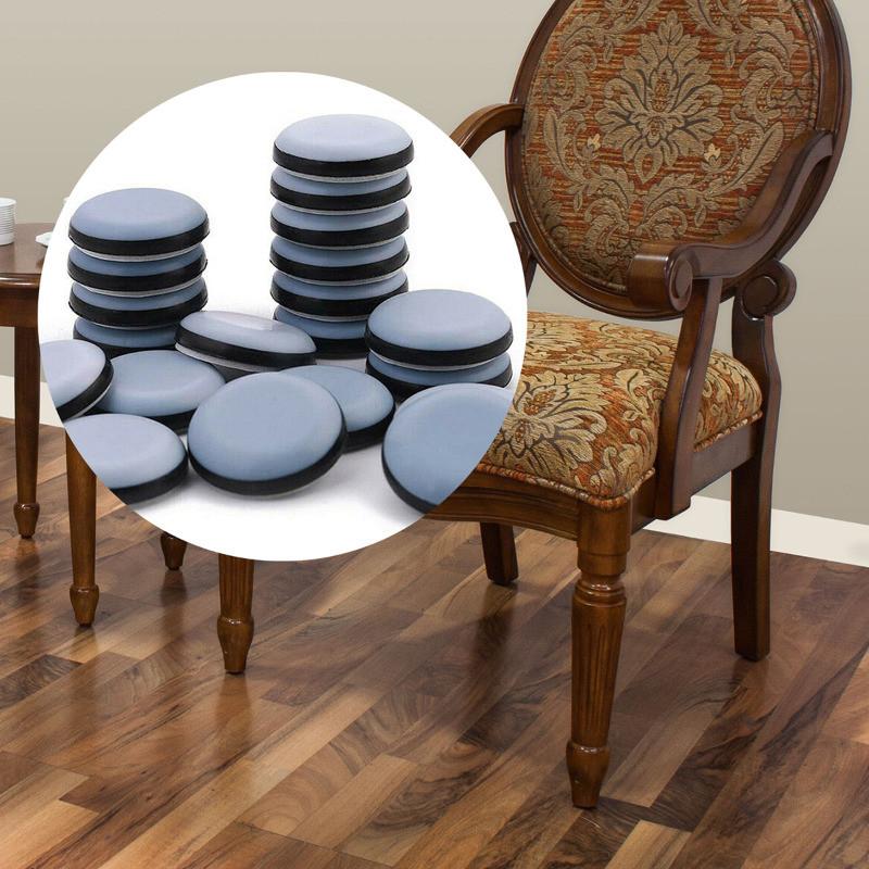 16PCS Furniture Slider Pads Table Chair Leg Sliding Block Anti Scratch Easy Move Heavy Furniture Leg Mat Moving Pads
