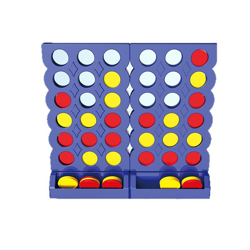 3D Four-in-a-Row Educational Game - Parent-Child Interactive Strategy Toy