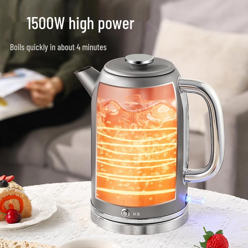 Smart Home 2L Pure Titanium Electric Kettle for Tea Brewing with Integrated Heating and Insulation