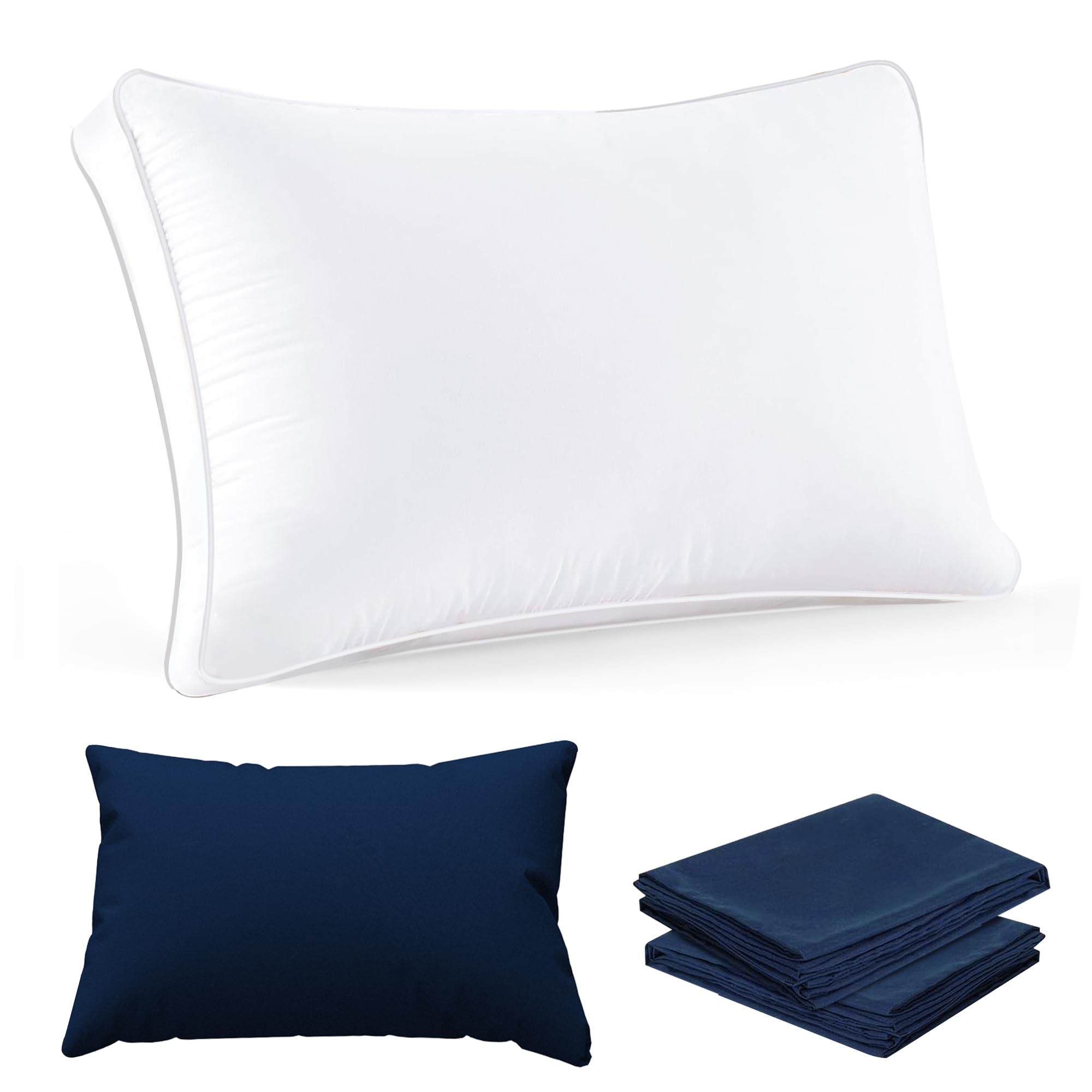 

[Amazon Exclusive Brand] Hotel-Style UOUOMI Pillow, High-Resilience Pillow, Comfortable Pillow, Washable, 3D Upright Cotton Breathable Pillow,