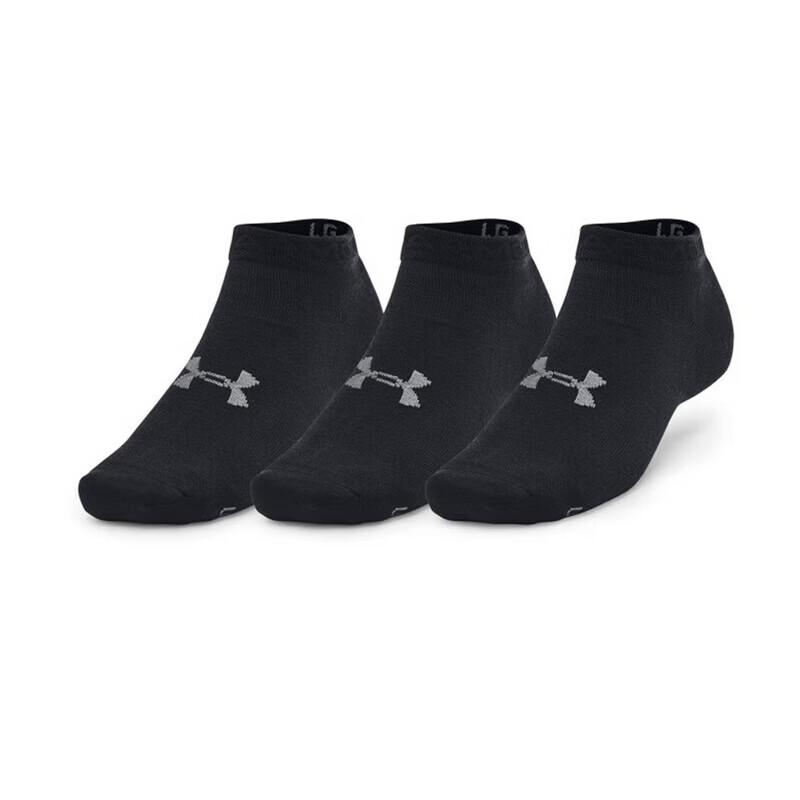 Носки Under Armour Essential Unisex для тренировок, до щиколотки - 3 пары S чёрный