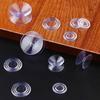 Masă de sticlă rotundă Pad moale anti-alunecare Silicon transparent Cauciuc Fixat Sticlă securizată Accesorii pentru mobilier