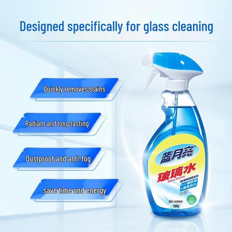 Blue Moon Glass Cleaner with Refill