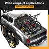 4Pcs Ratchet Tie-Down Strap Fixed Heavy Cargo Trailer Transportation Car Motorcycle Tension Rope Tie Down Strap Kit Annular Belt