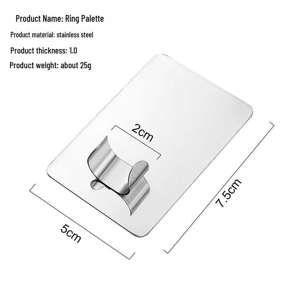 Make-up Foundation & Concealer Mischpalette aus Edelstahl mit Spatel