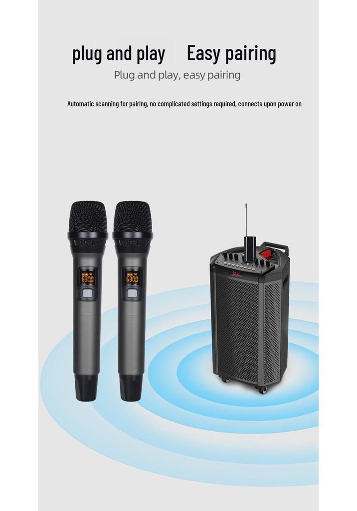 High-Quality U Band Wireless Microphone for Home KTV and Performance