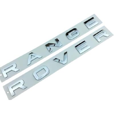 Pro Range Rover 3D Písmena Náhradní Díl Znak Samolepka Zadní Karoserie Dekal Příslušenství (stříbrný)
