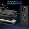 Military Grade Case for ZTE Blade A35 A55 A54 Protective Cover Shockproof Ring Stand Holder Fundas Coque