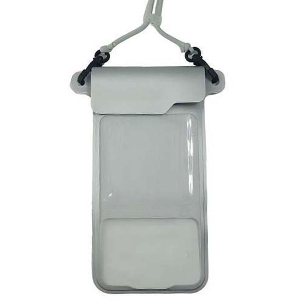 

Adjustable Strap Waterproof Phone Pouch Lightweight Crossbody Dry Bag PVC Storage Pack Summer серебряный