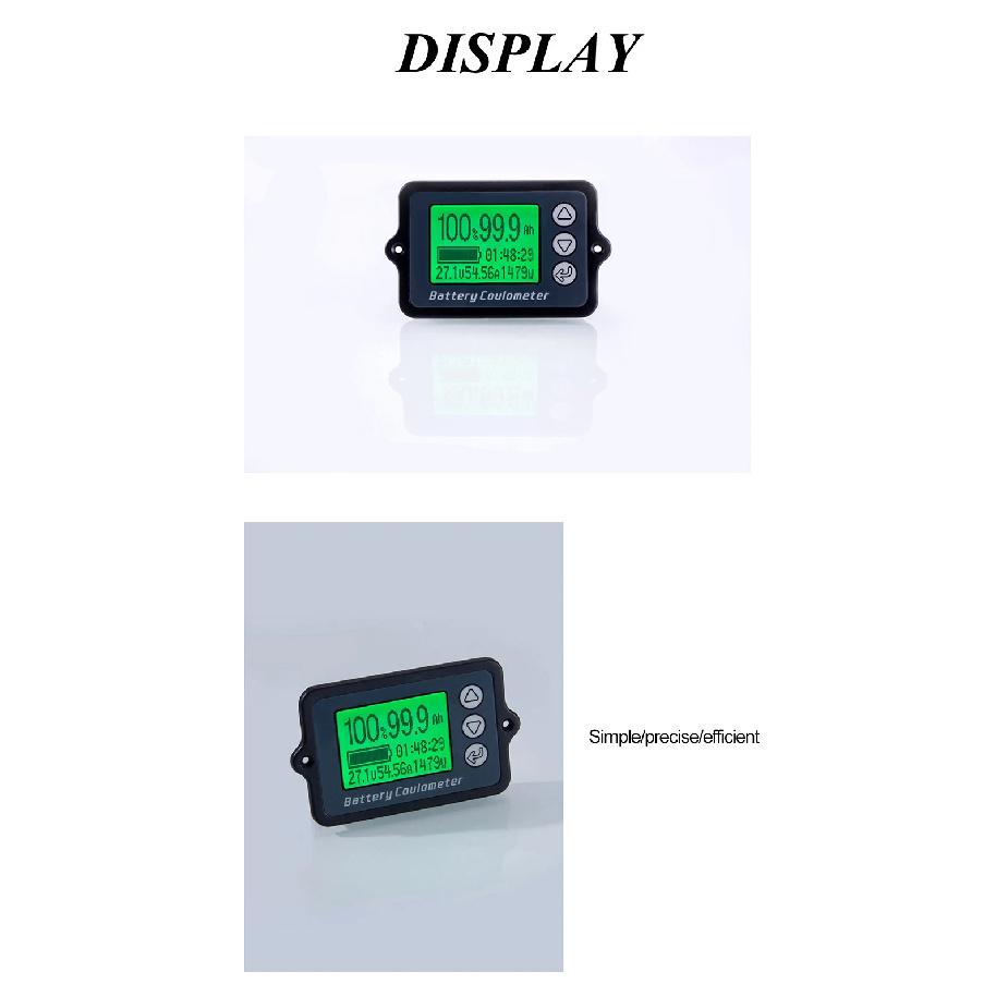 80V 50A 100A 350A TK15 Coulomb Meter Vehicle Battery Capacity Tester Battery Coulometer for E-bike/Balance Car/Cleaning Machine