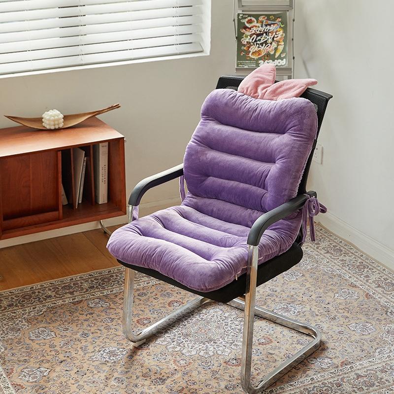 Cushion, Chair Cushion, Crystal Velvet Chair Cushion, Winter Student Dormitory Classroom, Restaurant, Office Seat, Integrated Cushion