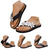 Women'S Toe Slip Flat Sandals Fashionable And Casual Flip Flops With Rhinestones Yoga Mat Sandals For Women S Sandals For Women