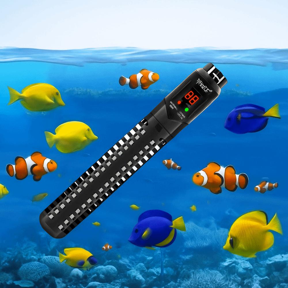 Leave Water Power Off Aquarium Submersible Heater 50-500W Fish Tank Thermostat  Aquarium Supplies