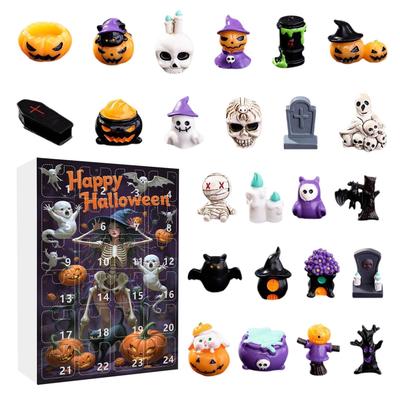 24-Tage-Countdown Halloween Horror Adventskalender Alpträume Vor dem Adventskalender Kalenderpuppe Kinder Gesammelte Charakter Geschenke