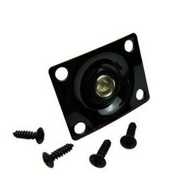 Elektrischer Bass/Gitarre Ausgangsbuchsenplatte - Silber, Schwarz, Gold