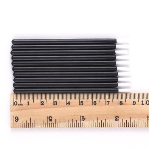 KOLAMOON 100 Disposable Paint Brushes for Plastic Models, Model Paint, Putty, Cement, Adhesives, Plastic Models, Figures, Large Capacity (Thick Brush)