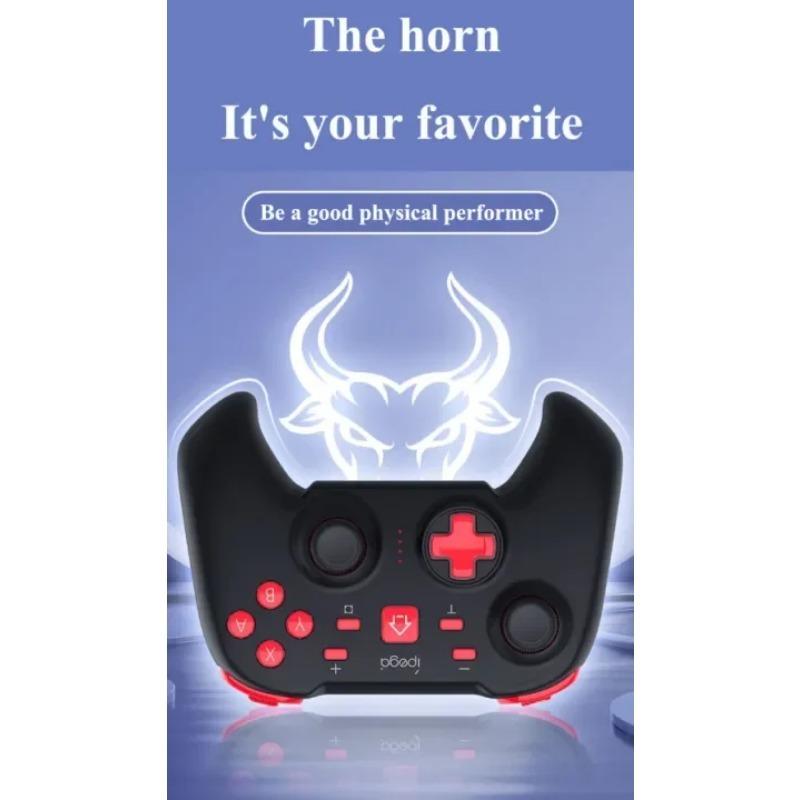 PG-SW062C Wireless Game Controller Bluetooth Gamepad Game Console Cordless Handle for Nintendo Switch, Android, IOS, PC