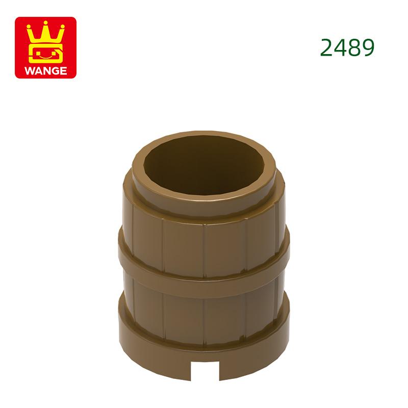 Non-Toxic 69Pcs/Lot No.2489 Container Barrel 2 X 2 X 2 Block Moc Color Accessories Compatible With Brick Diy Children'S Toy Assembly Parts