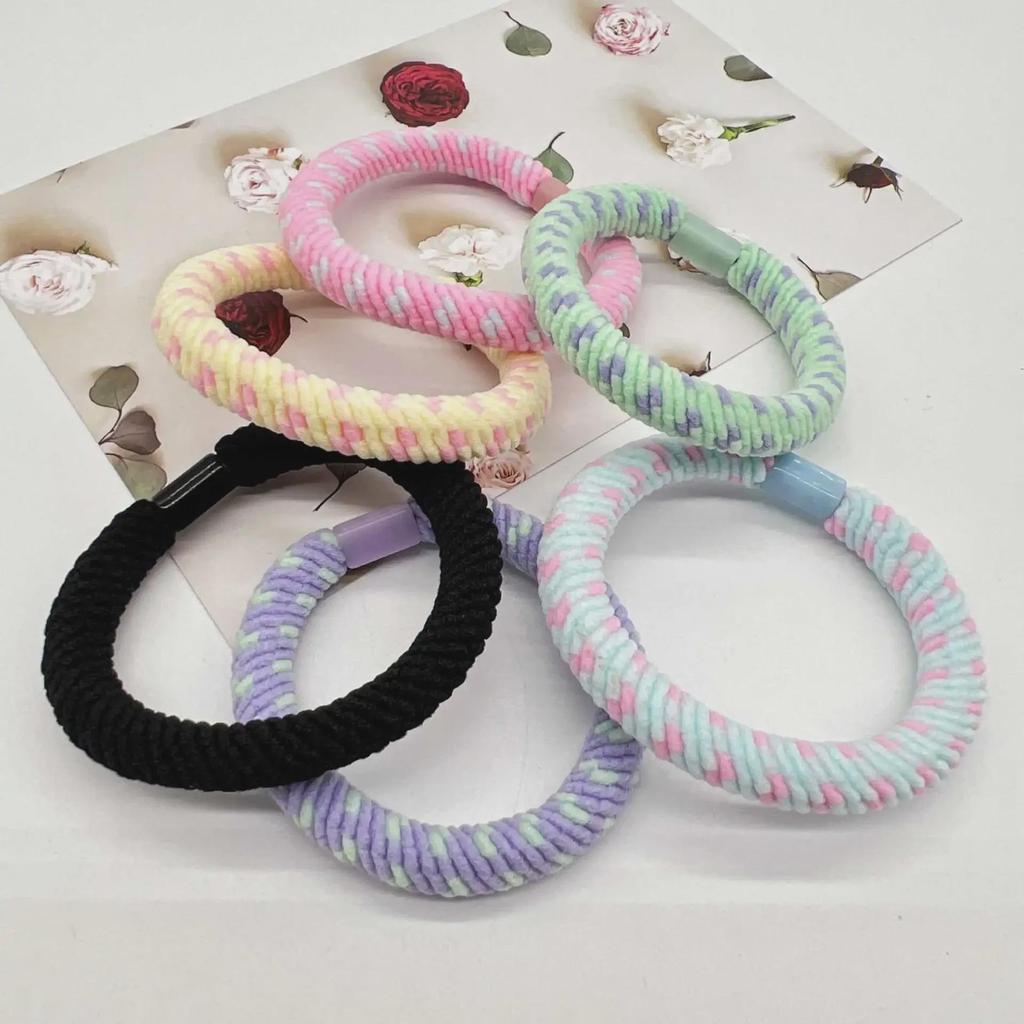 High-Elastic Rubber Hair Bands for Kids & Girls – Gentle, Quality Hair Accessories