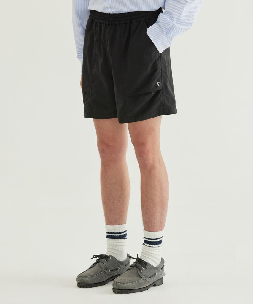 COVERNAT Utility Nylon Shorts Black
