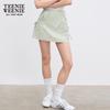 Teenie Weenie Asymmetric Workwear Mini Skirt