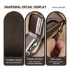 TLZS3 Retro PU Leather Car Buckle Short Coin Purse Credit Card Wallet For Mercedes Benz AMG C180 C300 W124 W176 W177 C200 C260 GLC CLE