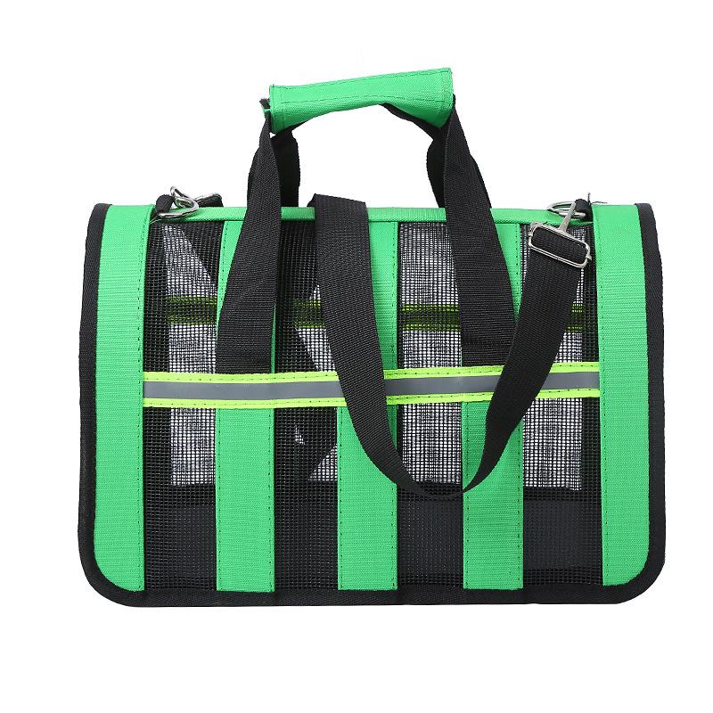 Pet Travel Mesh Bag: Fashionable Breathable Handbag for Dogs and Cats