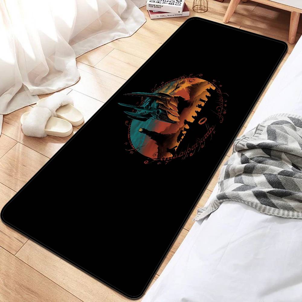 L-Lord Of The Ring Bathroom Mat Anti-slip Absorb Water Long Strip Cushion Bedroon Mat Hotel Decor Mat