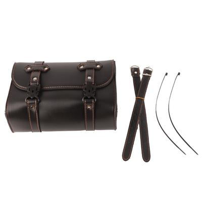 Universal Motorcycle Saddlebags Tool Storage Pouch Weather Proof PU Leather Side Bags