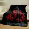 Red Boxing Gloves Print Blanket bedroom Blanket for Livingroom Couch lunch break Soft throw for Friend's festival Gift