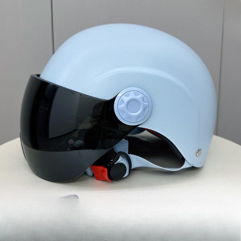 Electric Car Helmet New National Standard Men and Women's Helmet Electric Car Summer Sun Protection Four Seasons Half Helmet