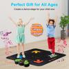 Kids Dance Mat, Girls Dance Pad, Anti-Slip Dance Playmat with 4 Fun Games, 8 Built-in Music & AUX for Kids Ages 3 4 5 6 7 8 9 10+ Year Old
