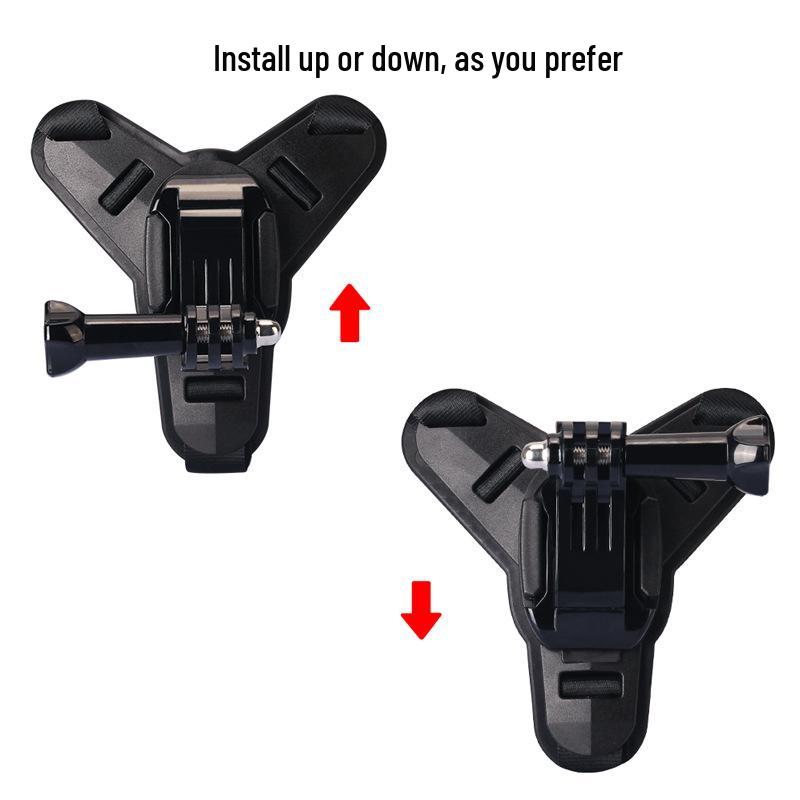 Off-Road Motorcycle Helmet Chin Mount for GoPro9-13 Action Cameras