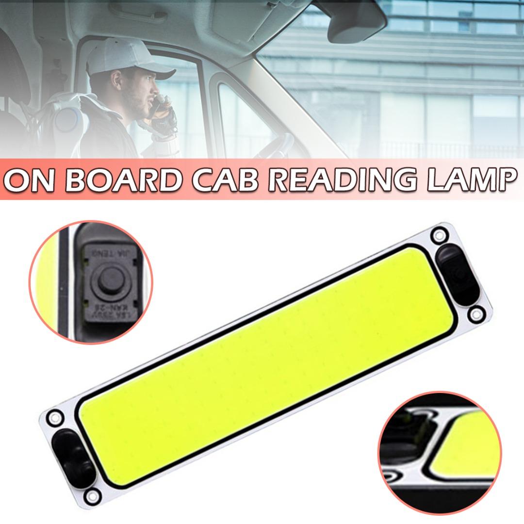 

Pdtoweb 2pcs 12V LED Car Trunk Interior Dome Roof Ceiling Reading COB Light Lamp